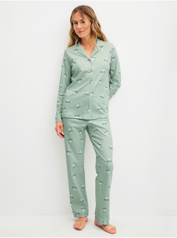 Calida Pyjama in light aqua