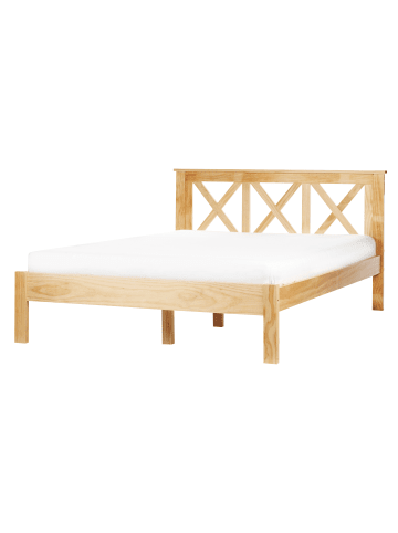 Beliani Doppelbett TANNAY in Braun - (W) 149 x (H) 90 x (L) 208 cm