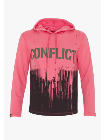 PLUS EIGHTEEN Herren Kapuzenpullover in Pink