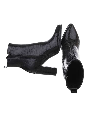 Ital-Design High Heel in Schwarz und Silber