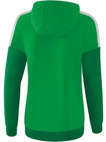 erima Trainingsjacke "Squad Tracktop Jacke Mit Kapuze" in Grün