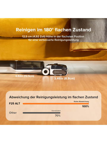 Roborock Nass-Trocken-Akkusauger F25 ALT in Grau