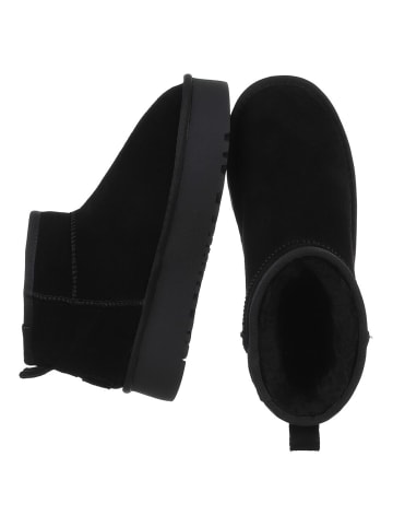 Ital-Design Stiefelette in Schwarz