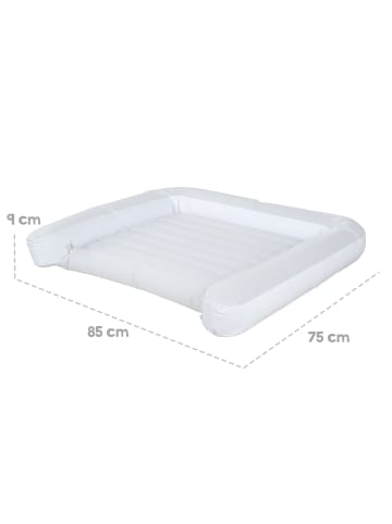 roba Wickelauflage aufblasbar - Für Reisen & unterwegs - Weiß
