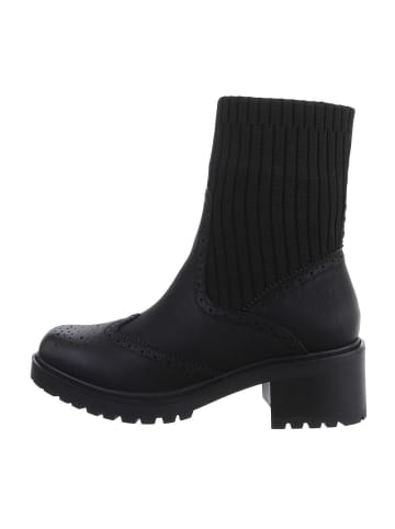 Ital-Design Stiefelette in Schwarz