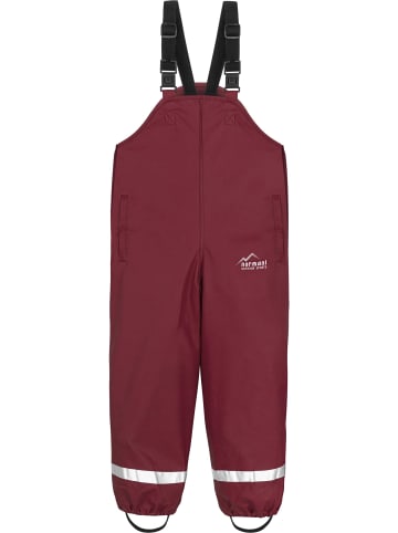 Normani Outdoor Sports Kinder Regenhose mit Hosenträgern Skjolden in Bordeaux