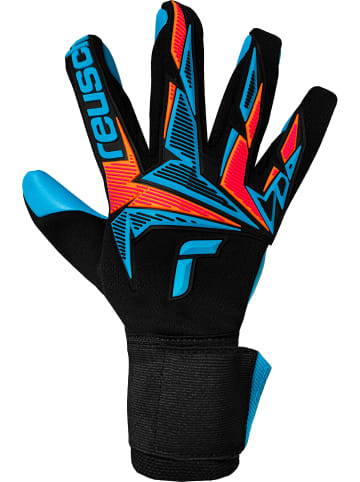 Reusch Torwarthandschuhe Attrakt Freegel Aqua in 7126 blck/shock orng/aqua blu