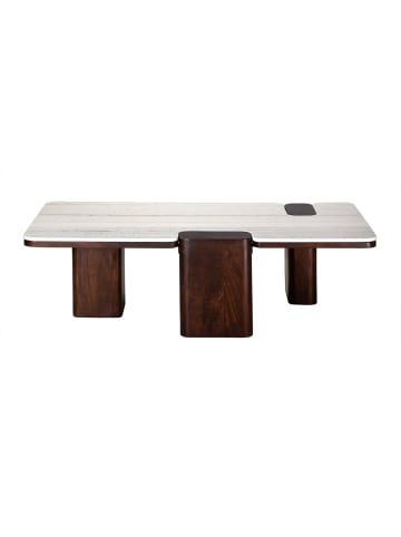 Signature Couchtisch PUZZLE in Beige - (W)135  x (H)40  x (L)65 cm