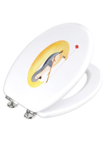 Mr. & Mrs. Panda Toilettensitz Pinguin Mond ohne Spruch in Weiß