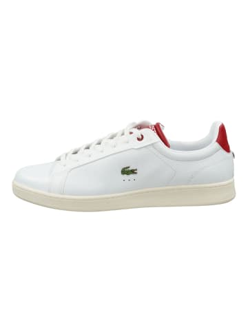 Lacoste Sneaker in Weiß/Rot