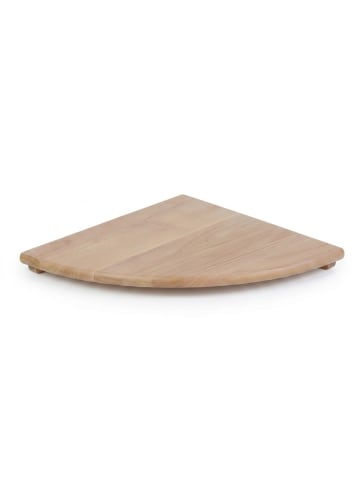 relaxdays Eckregal in Natur - (B)30 x (H)3 x (T)30 cm