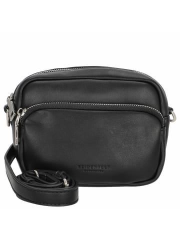 Seidenfelt Hede Crossbody - Umhängetasche 17 cm (black) in schwarz