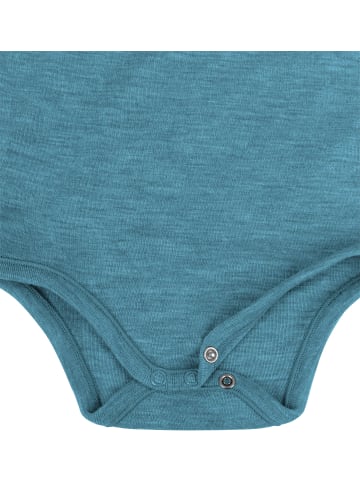 Normani Outdoor Sports 2er Pack Baby Merino Body Langarm Auckland in Blau