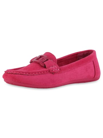 VAN HILL Mokassins Emily in Fuchsia
