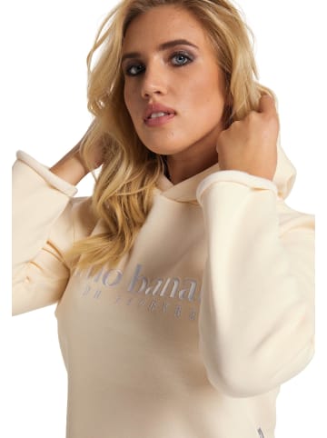 Bruno Banani Hoodie ohne Reißverschluss ROSS in Ecru
