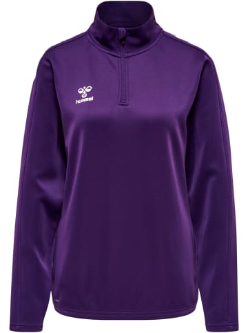 Hummel Halbreißverschluss Sweatshirt Hmlcore Damen in ACAI/WHITE