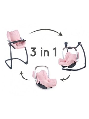 Smoby Puppenhochstuhl 3in1 Maxi-Cosi in Rosa