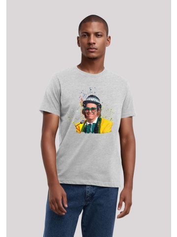 F4NT4STIC T-Shirt TV Times Elton John At The Piano 1977 in grau meliert