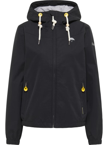 Schmuddelwedda Damen Regenjacke in Schwarz