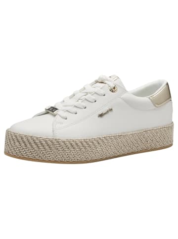 Tamaris Sneaker in WHITE/GOLD