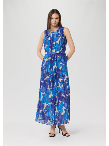 comma Kleid lang in Blau