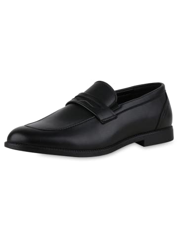 VAN HILL Klassische Slippers Benjamin in Schwarz