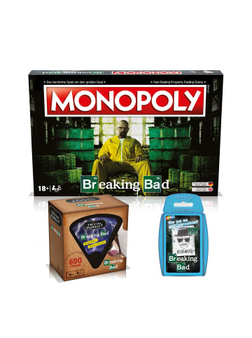 Gomazing Breaking Bad Spiele BUNDLE - Monopoly, Trivial Pursuit, Top Trumps in mehrfarbig