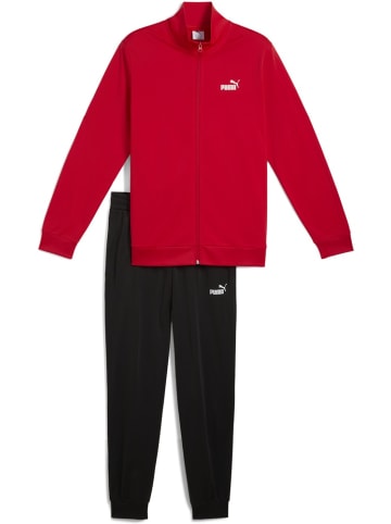 Puma Trainingsanzug "ESS Poly Suit cl" in Rot