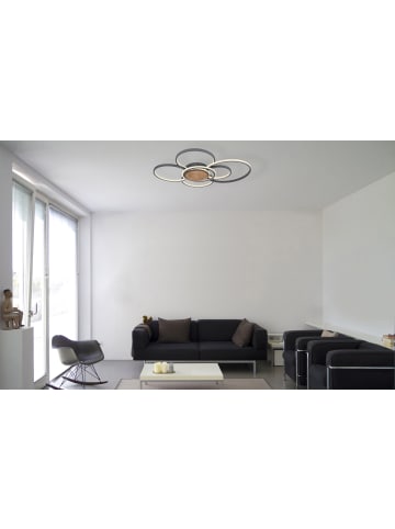 Globo lighting Deckenleuchte "NIRRA" in gray