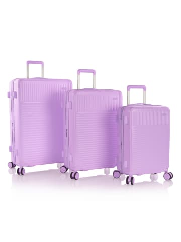 Heys Pastel 4 Rollen Kofferset 3-teilig mit Dehnfalte in lavender