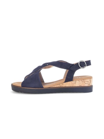 Gabor Comfort Keilsandaletten in blau