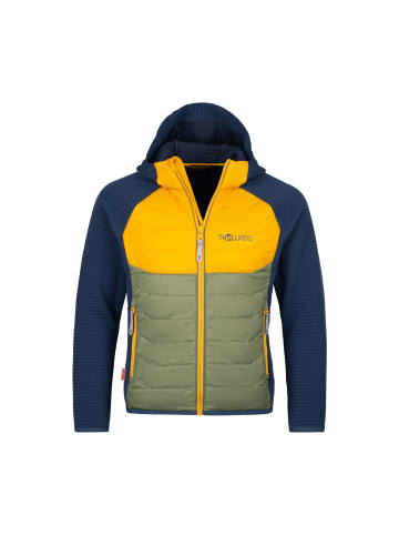 Trollkids Hybridjacke Sirdal in mystic blue/yellow