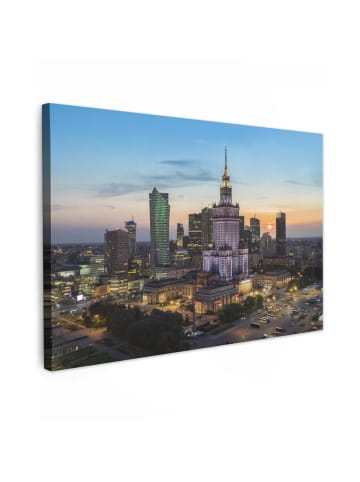 MuchoWow Fotoleinwand Blau