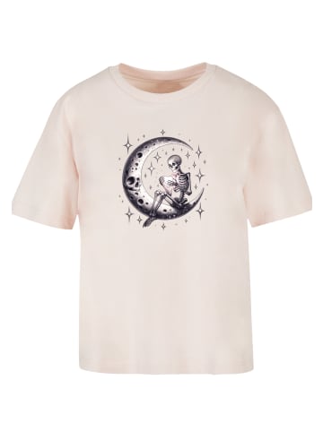 F4NT4STIC Tee Gothic Valentinstag Skelett Mond in pink