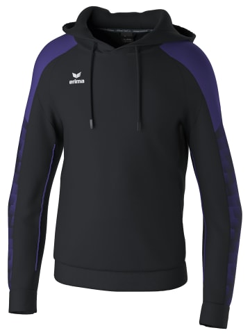 erima Kinder Kapuzensweat in schwarz/ultra violet