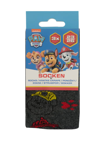 ONOMATO! 3er-Set: Socken Paw Patrol in Mehrfarbig
