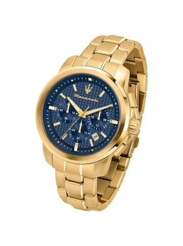 Maserati Chronograph-Armbanduhr Maserati Successo in gold groß (ca. 44mm)