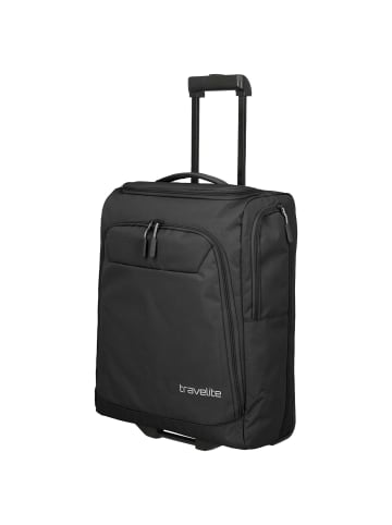 travelite Kick-Off - 2-Rollen-Kabinentrolley S 55 cm (schwarz) in schwarz