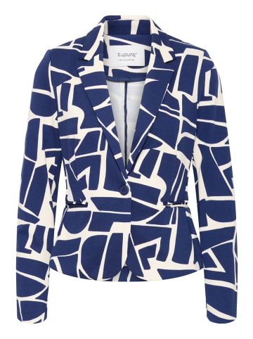 b. young Blazer BYRIZETTA Regular fit in Med Blue Geo