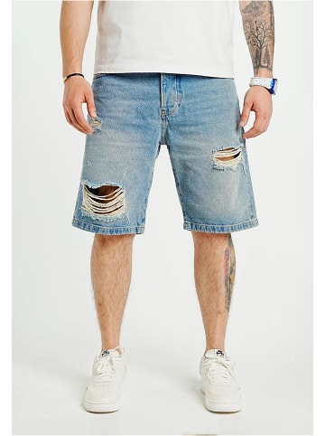 2Y Premium Jeans-Shorts in blue
