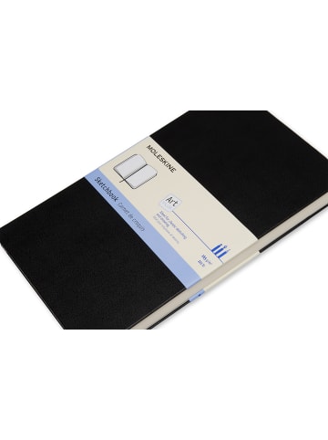 Moleskine Skizzenbuch mit festem Einband, 165g-Papier in Schwarz