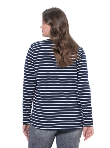 LAURASØN Langarmshirt in marine