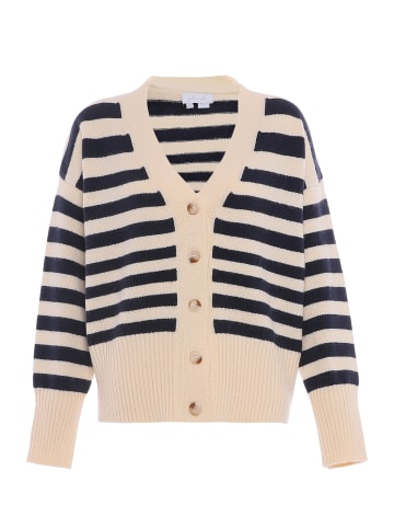 Blonda Damen Sweater in WOLLWEISS MARINE