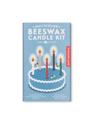 Kikkerland Nonbook - Diy Multicolor Beeswax Candle Kit