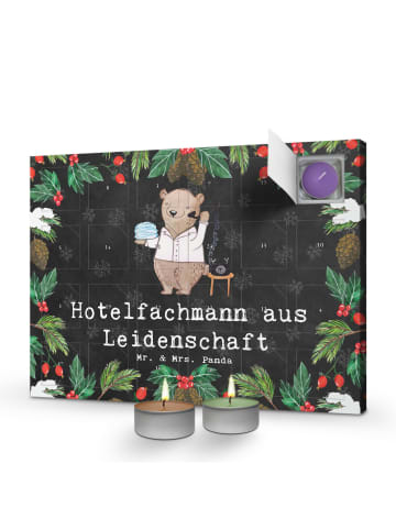 Mr. & Mrs. Panda Adventskalender Hotelfachmann Leidenschaft mit ... in Kreidetafel