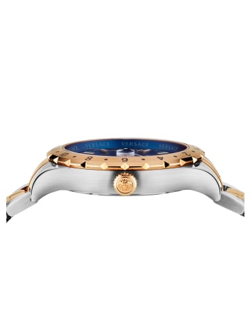 Versace Quarzuhr für Herren in silber