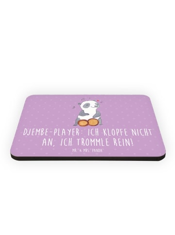 Mr. & Mrs. Panda Magnet Djembe Rhythmus mit Spruch in Lavendeltraum