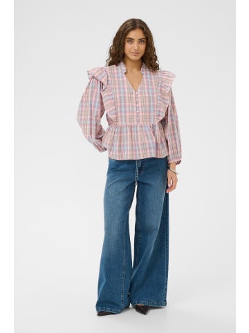 CULTURE Langarm-Bluse CUjada Relaxed fit in Multi Checks