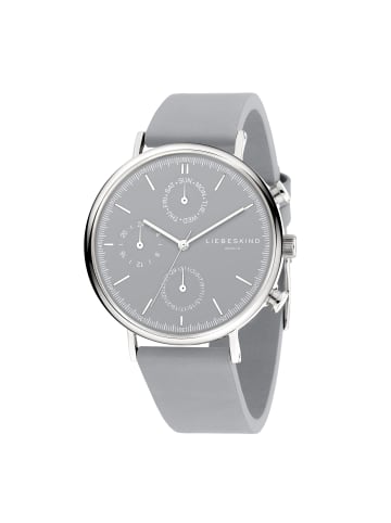 LIEBESKIND BERLIN Armbanduhr The Blue-Grey Multifunktion in silber