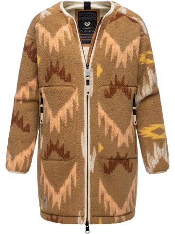 ragwear Übergangsjacke Fouzy Aztec in Brown Sugar